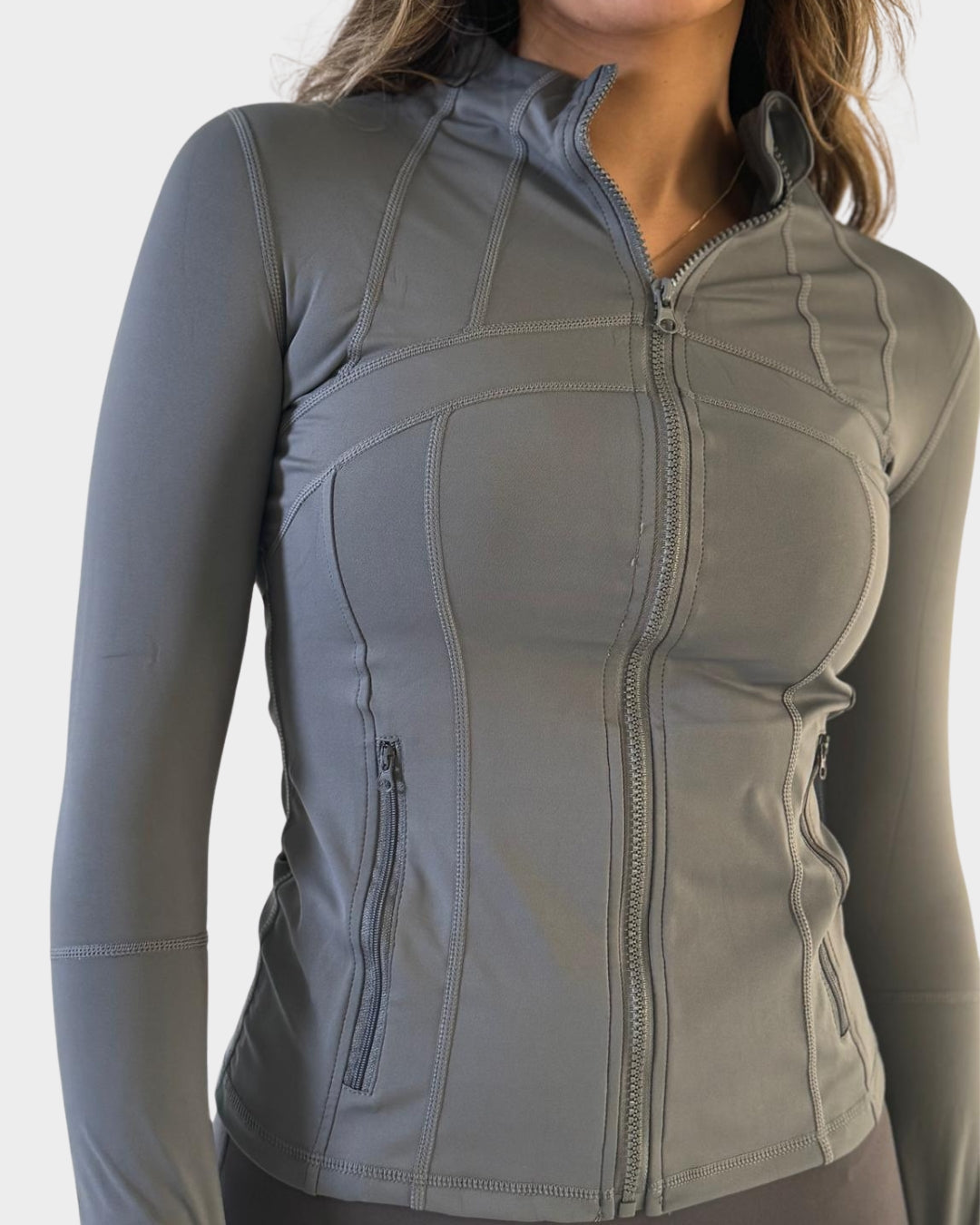 Women's TrainFit Top -Grey
