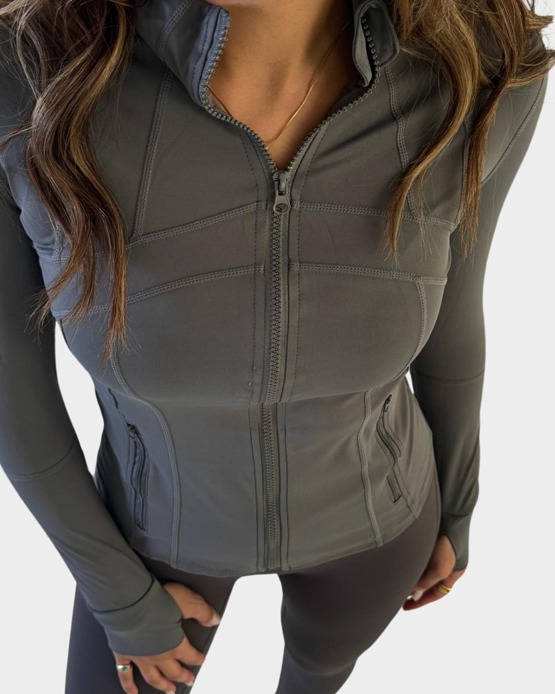 Women's TrainFit Top -Grey