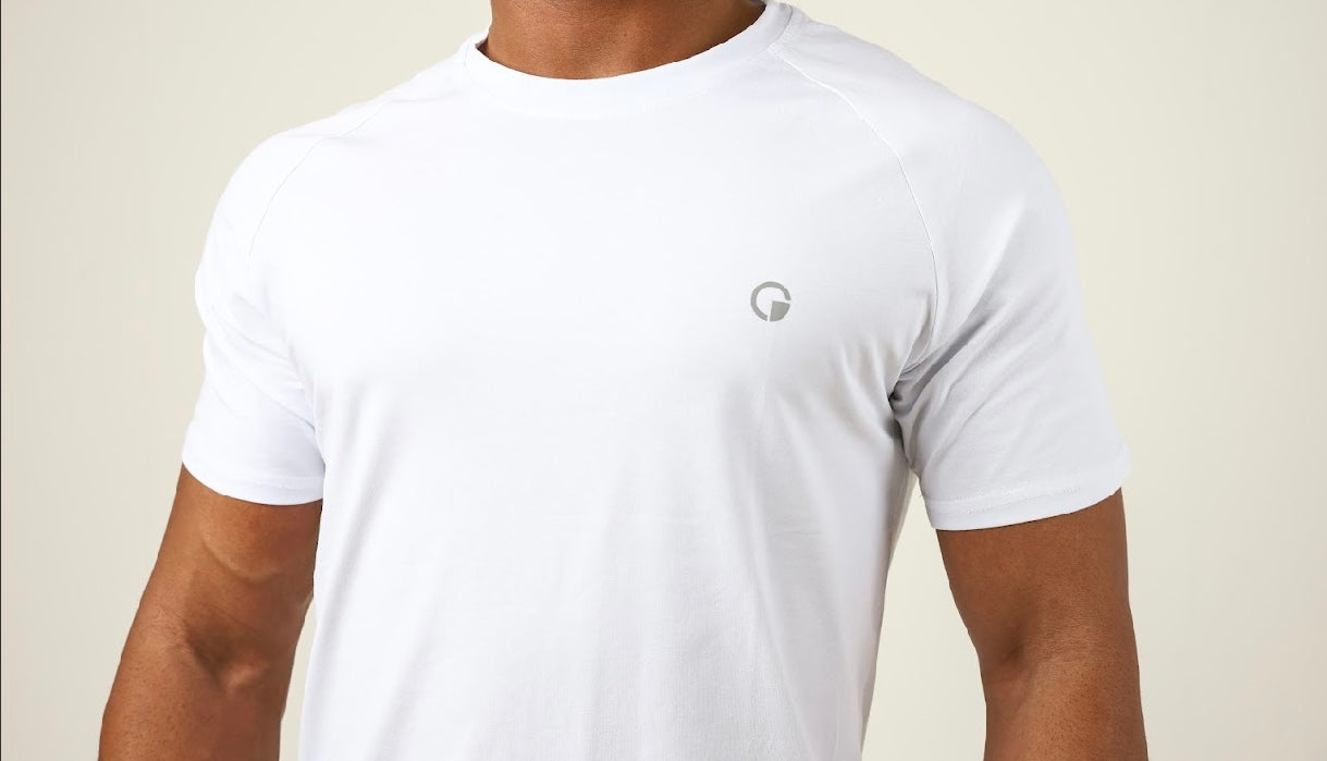 Mens TrainFit Tee-White