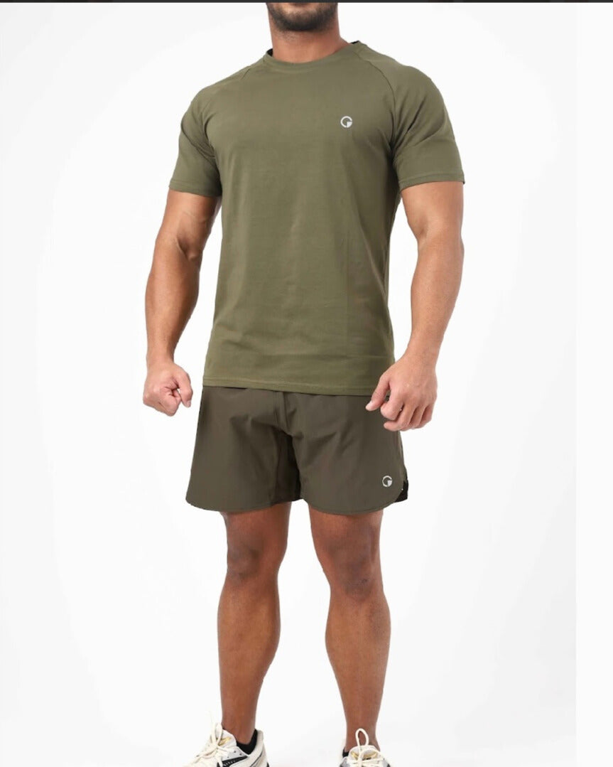 Mens TrainFit Tee-green