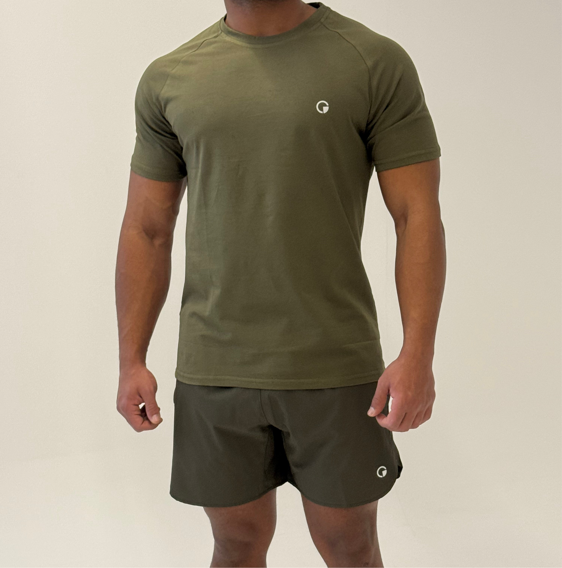 Mens TrainFit Tee-green