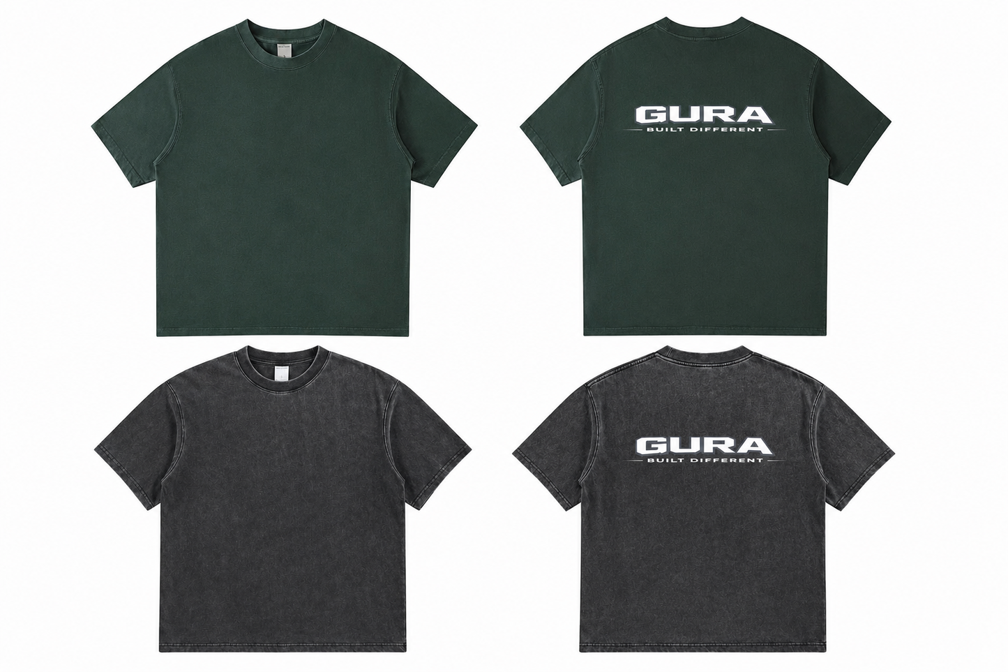 GURA Built Different Oversized Tee