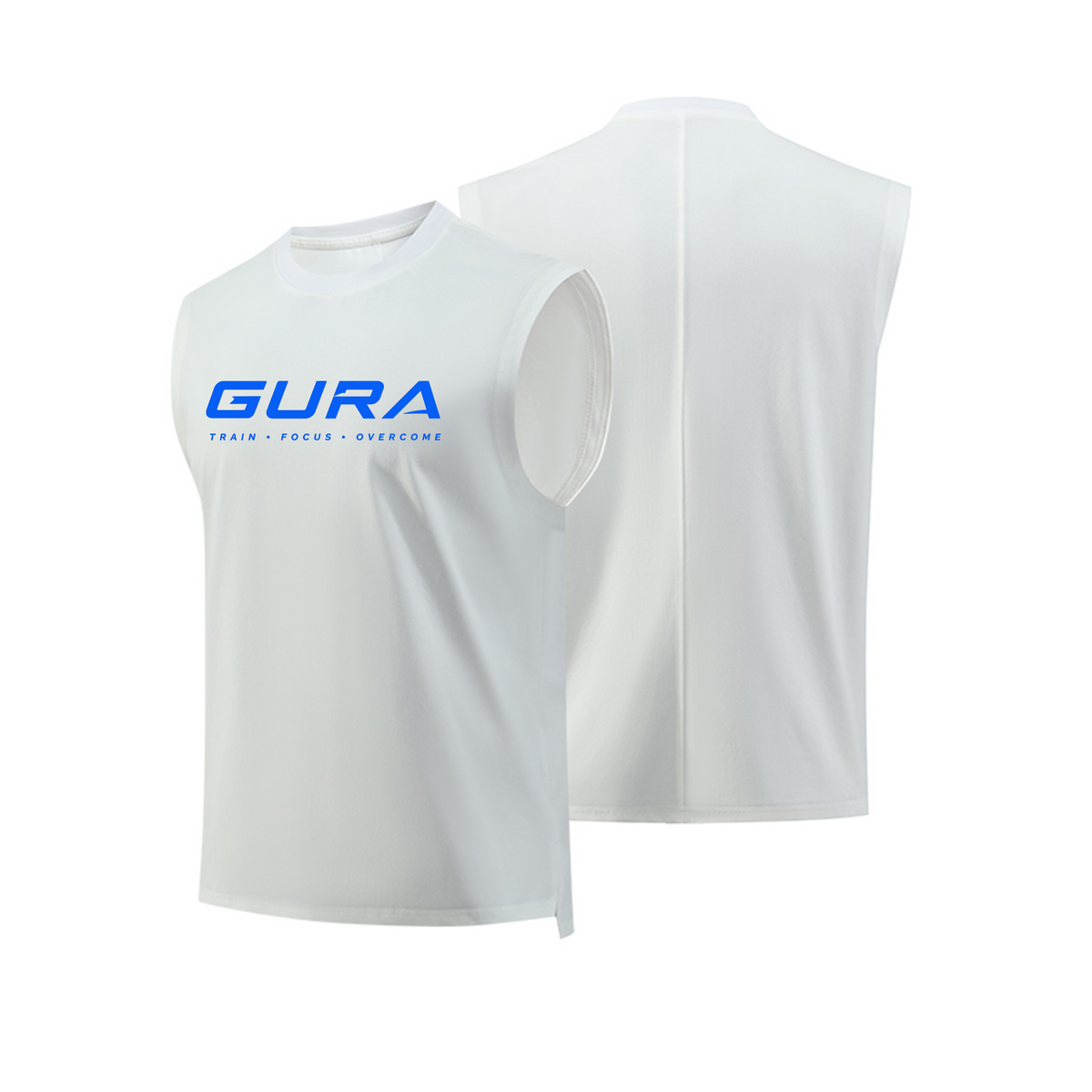 GURA Performance Sleeveless Tee – white